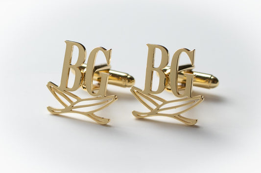 mens gold cufflinks | gold shirt studs